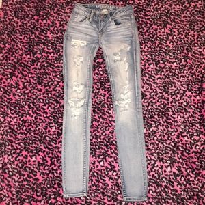 Ripped American eagle jeans